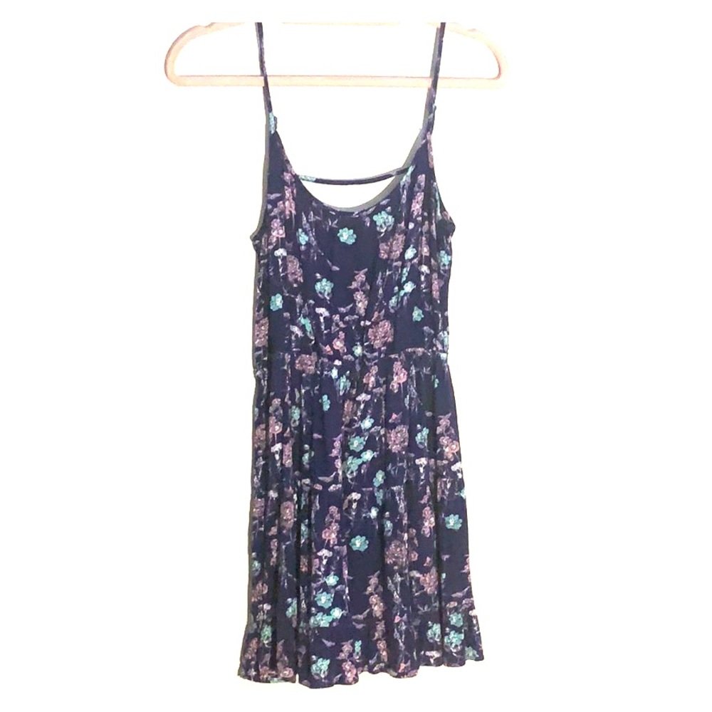 Juniors summer dress, open back.